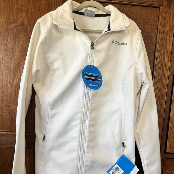Columbia Women’s Softshell Jacket – White – Size S – NWT - Picture 1 of 5